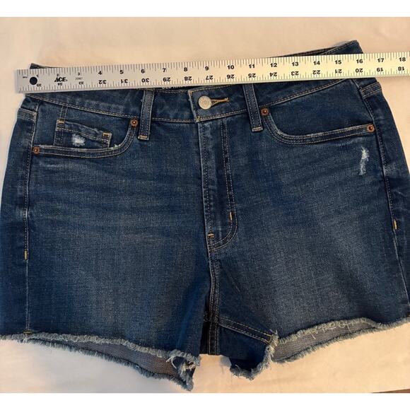 Old Navy HOT OG Straight High-Rise Secret Smooth Pockets Stretch Denim Shorts 10 - Picture 6 of 9